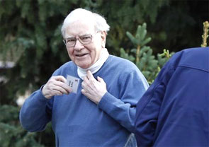 Warren Buffett. Photograph: Jim Urquhart/Reuters