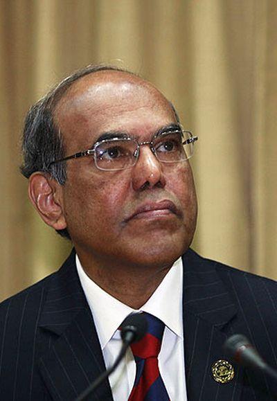 Reserve Bank of India Governor Duvvuri Subbarao.