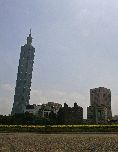 Taipei 101 building in Taipei.