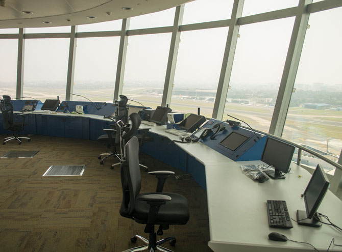 Inside India's tallest Air Traffic Control tower