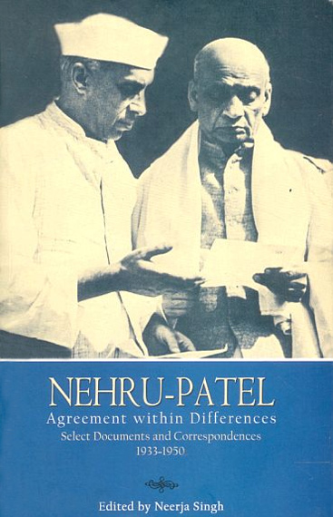 Jawaharlal Nehru with Sardar Patel.