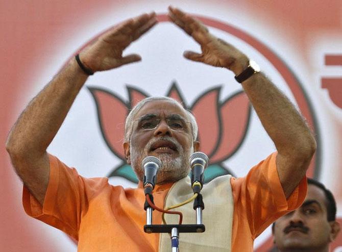 Image: Prime Minister Narendra Modi. Photograph: Amit Dave/Reuters