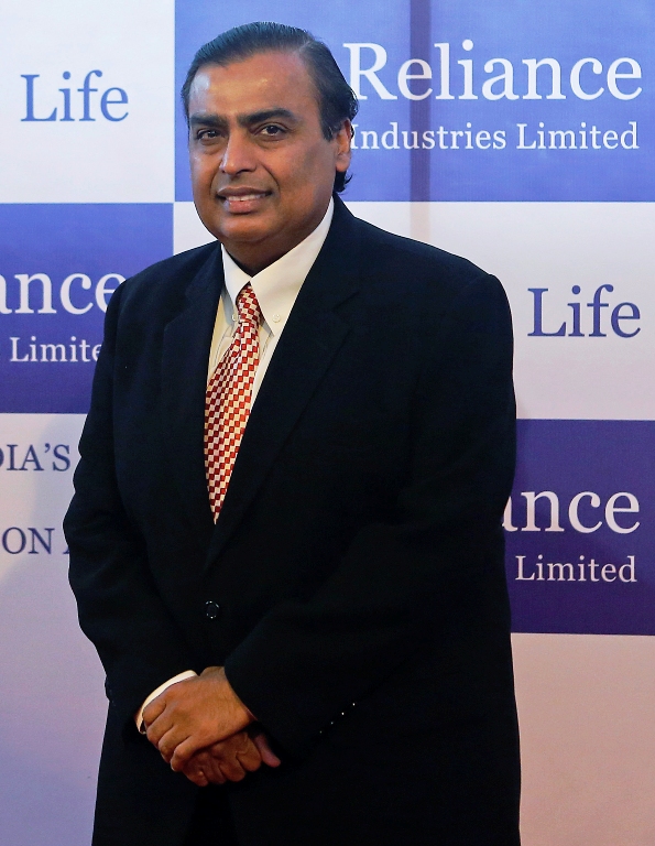 Mukesh Ambani, chairman of Reliance Industries Limited.