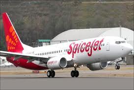 A Spicejet aircraft