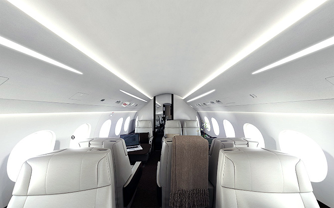 The stunning Falcon 2000S business jet in India soon