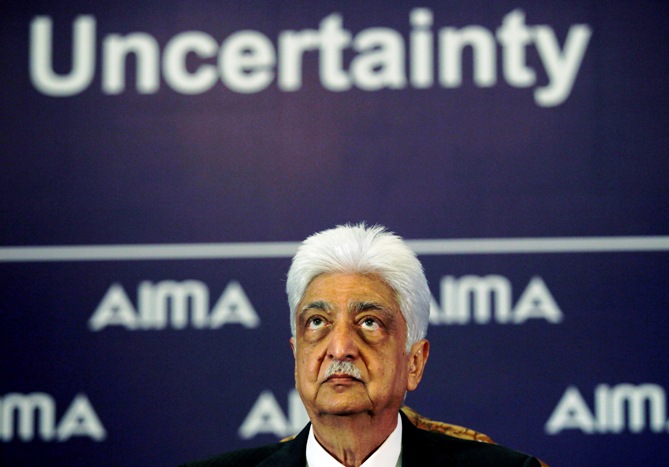 Wipro Chairman Azim Premji attends the 40th National Management Convention organised by All India Management Association in New Delhi September 26, 2013.