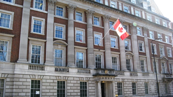  Macdonald House is a seven-storey building on Grosvenor Square in Mayfair, London that is part of the High Commission of Canada in London.