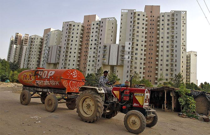 Brick by brick, Indian realty story crumbles