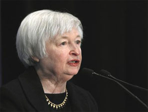 Federal Reserve Vice Chair Janet Yellen. Photograph: Gary Cameron/Reuters