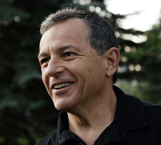 Robert Iger, CEO of The Walt Disney Company arrives at the annual Allen and Co. conference at the Sun Valley, Idaho Resort.