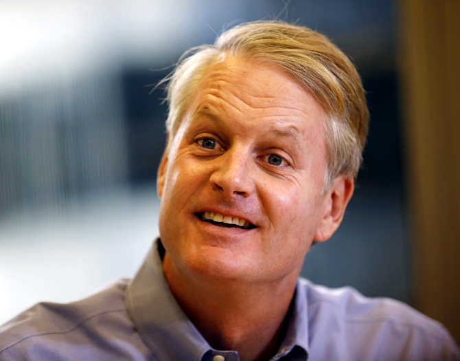 John Donahoe, chief executive of eBay, speaks at the Reuters Global Technology Summit in San Francisco.