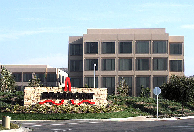 Corporate headquarters of Broadcom.