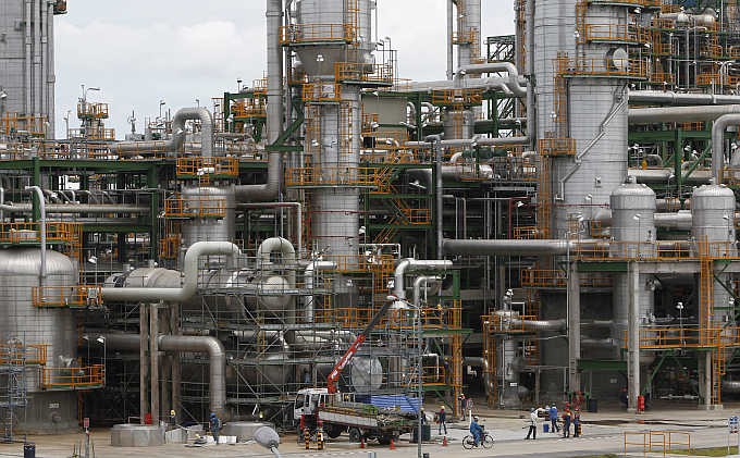 Thailand's PTT Chemical complex at the Map Ta Phut industrial estate in the eastern province of Rayong.
