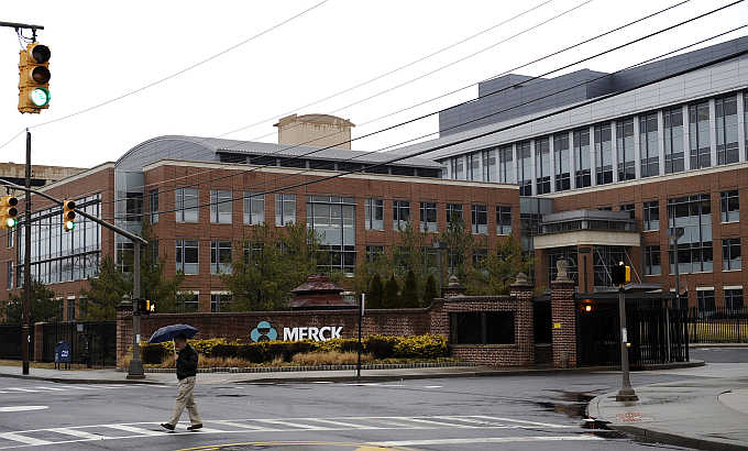 A view of the Merck & Company campus in Linden, New Jersey.