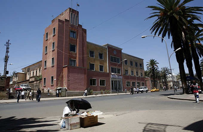 A view of capital Asmara, Eritrea.