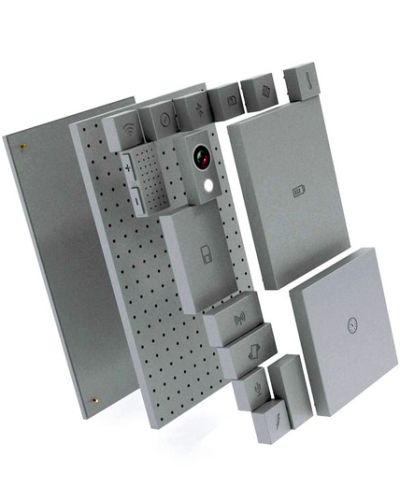 A customisable phone from Phonebloks. Motorola has recently teamed up with Phonebloks for the project.