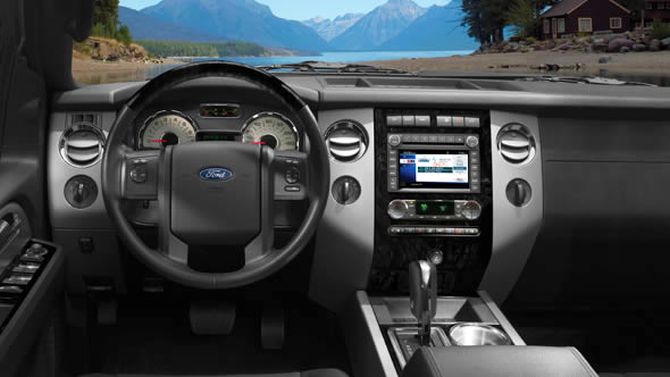 Ford Expedition EL interior.