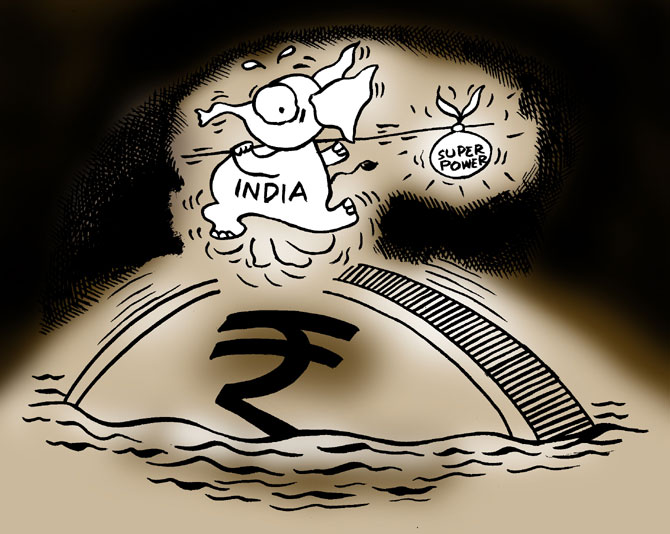 The woes of the falling rupee!