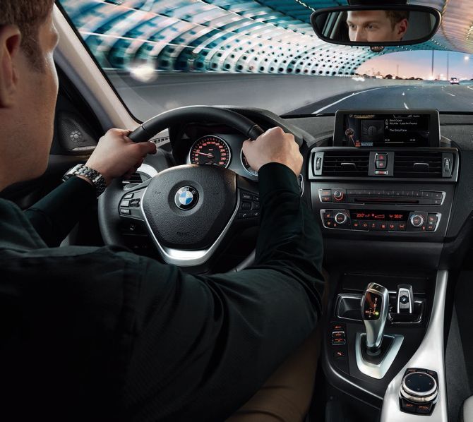 Interior of BMW 1 Series.