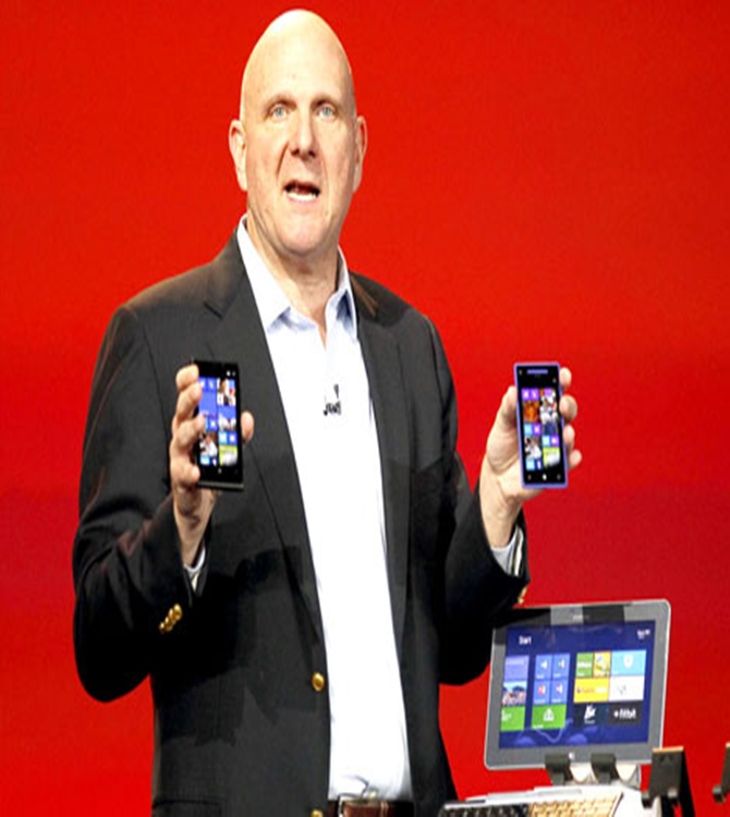 Microsoft Chief Executive Steve Ballmer.