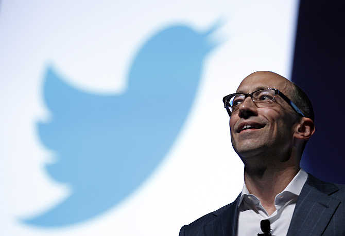 Twitter's current CEO Dick Costolo during a conference at the Cannes Lions in Cannes, France.