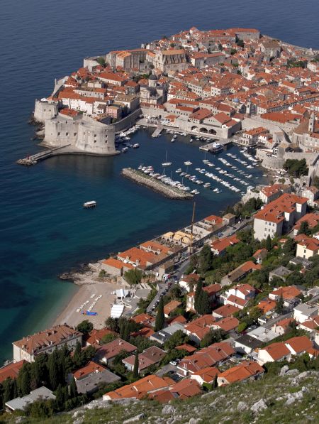 A view shows Croatia's UNESCO protected medieval town of Dubrovnik.