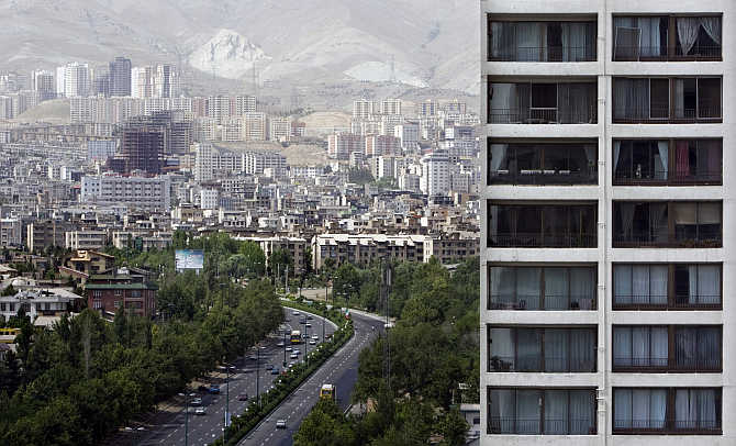 A view of Tehran, Iran.