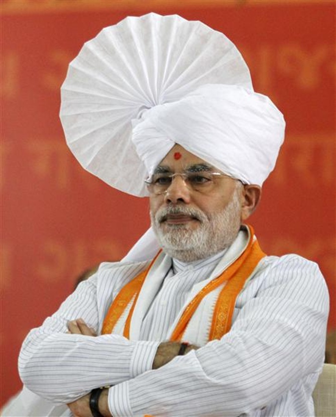 Gujarat Chief Minister Narendra Modi.