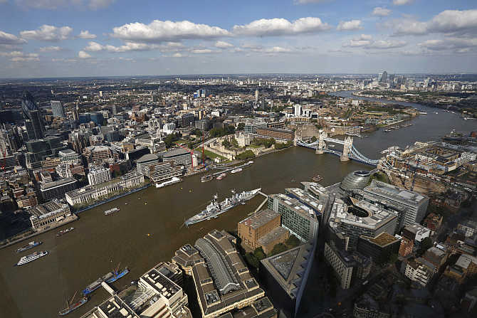 A view of London, United Kingdom.