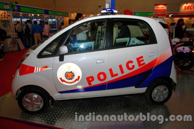 Tata Aria, Nano as police patrol cars