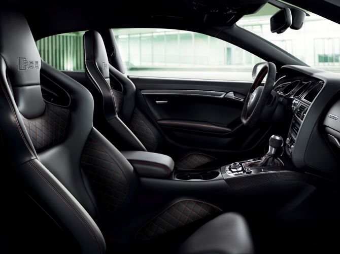 Audi RS5 interior.