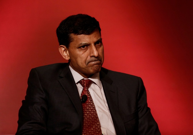 Reserve Bank of India Governor Raghuram Rajan attends a seminar organised by the University of Chicago in New Delhi March 28, 2014.
