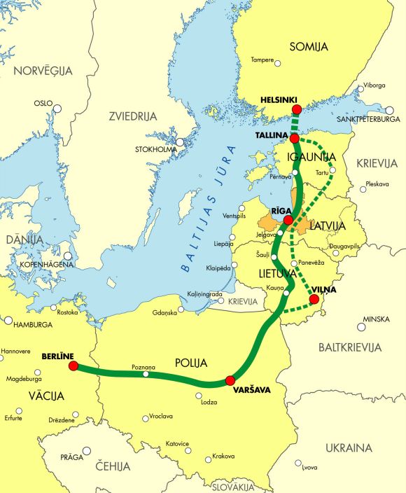 Helsinki to Tallinn Tunnel.
