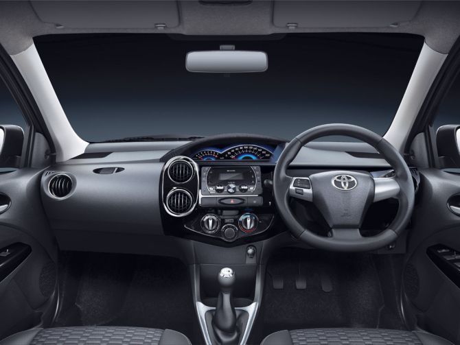 Toyota Etios Cross interior.