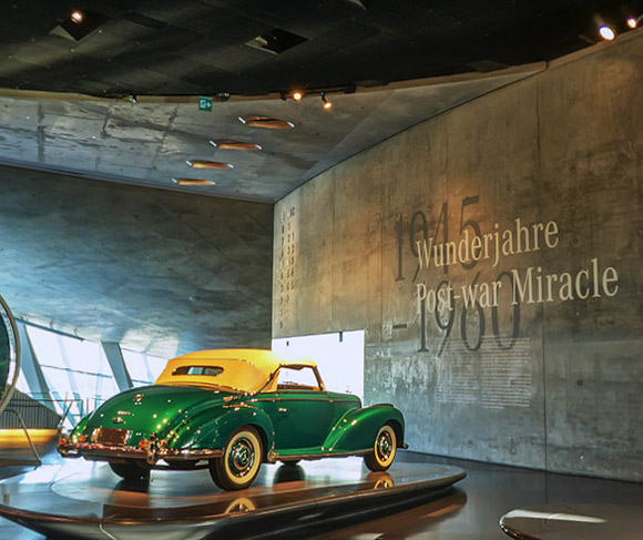 A tour of the stunning Mercedes-Benz museum
