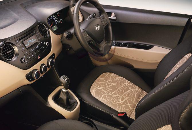 Hyundai Grand i10 interior,