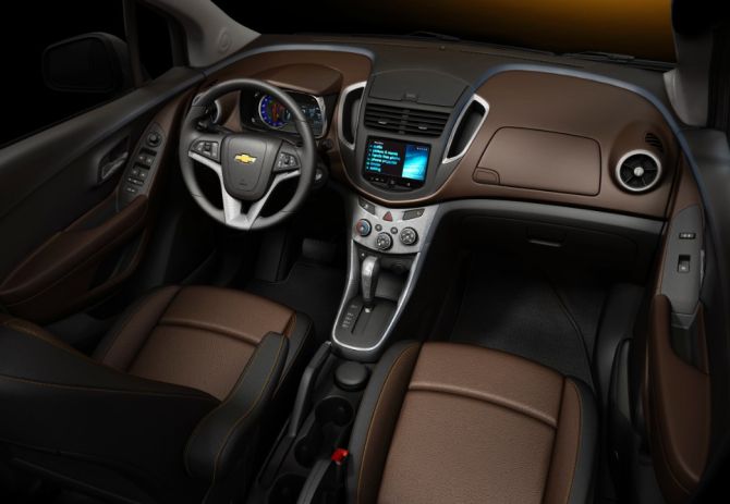 Chevrolet Trax interior.
