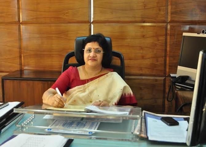 Image: Arundhati Bhattacharya tackled crisis at SBI. Photograph, courtesy: SBI