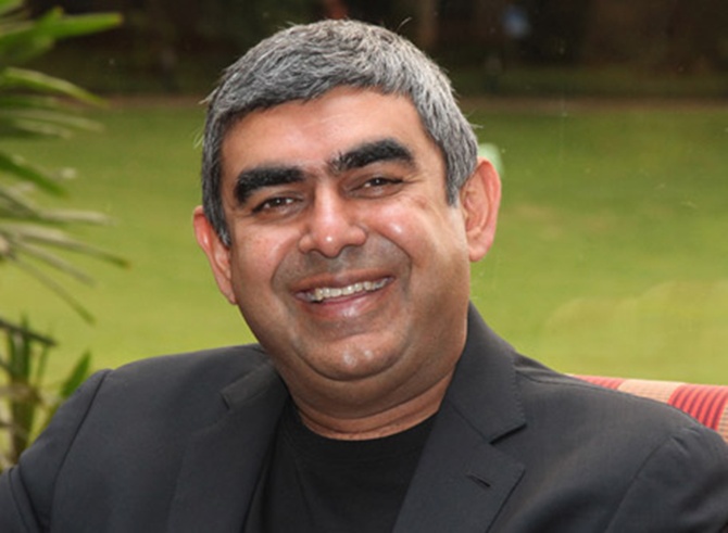 Infosys CEO Vishak Sikka.