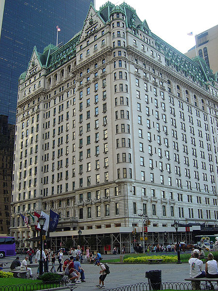 The Plaza Hotel, New York City.