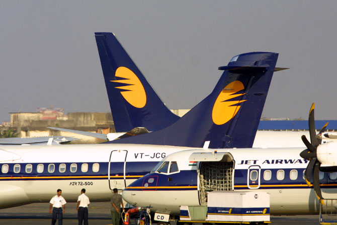 Jet Airways' domestic operations contributed about 45 per cent of its total revenue and nearly 70 percent of its pre-tax loss on a standalone basis in FY 2014.