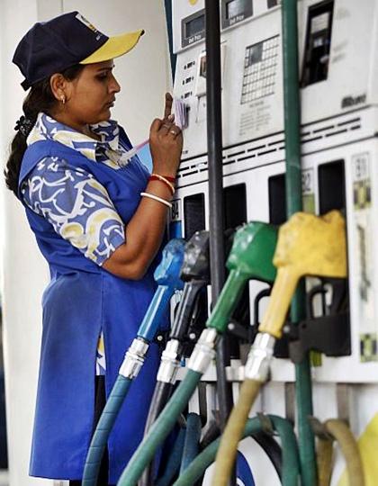 A petrol pump worker