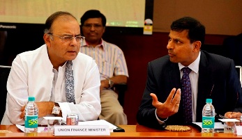 Arun Jaitley and Raghuram Rajan