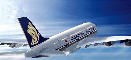 A Singapore Airways aircraft