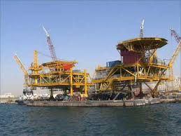 An oil rig