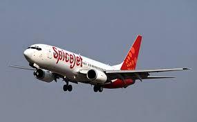 A SpiceJet aircraft