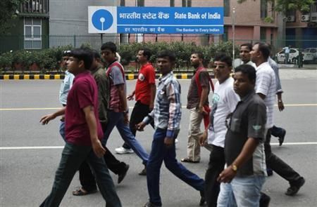 The State Bank of India, the country's biggest bank, does not meet the aspirational needs of the younger generation. Photograph: Anindito Mukherjee/Reuters