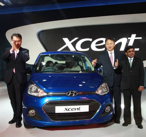 Hyundai Xcent.
