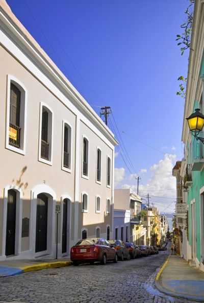 Streets in Old San Juan.