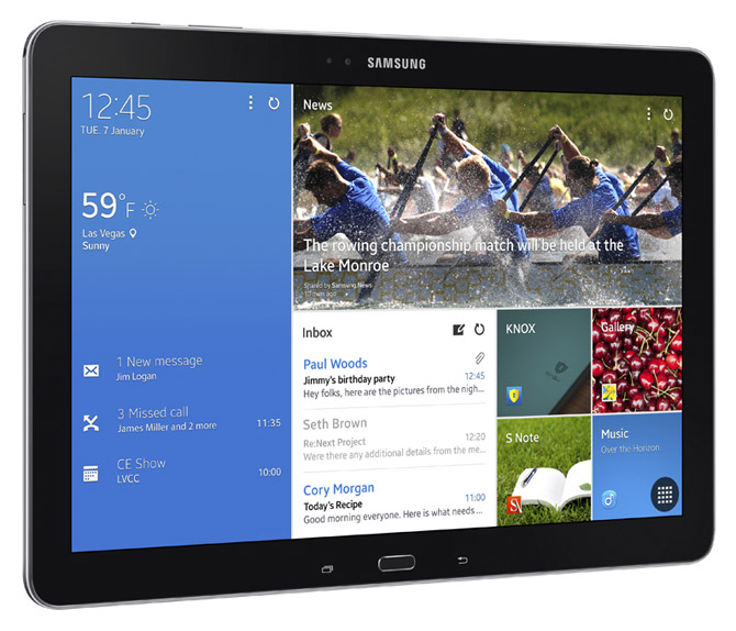 A Samsung tablet.